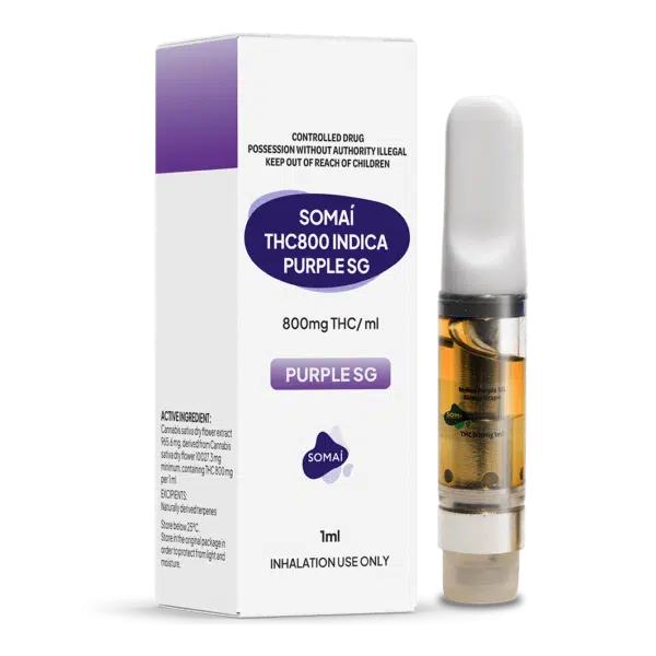 16 9 Box+Vape Senses Purple SG Grape THC800